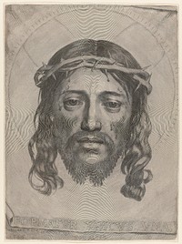 Claude Mellan - Face of Christ - WGA14764