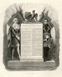Bill of Rights (Declaration of the rights and duties of the Man and of the Citizen) of the French Constitution of 1795, which founded the Directory.
