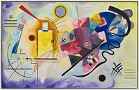 Kandinsky - Jaune Rouge Bleu