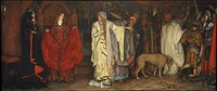 Edwin Austin Abbey. King Lear, Act I, Scene I (Cordelia's Farewell) The Metropolitan Museum of Art. Dates: 1897-1898 Dimensions: Height: 137.8 cm (54.25 in.), Width: 323.2 cm (127.24 in.) Medium: Painting - oil on canvas