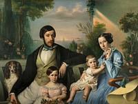 Jožef Tominc - Pietro Stanislao Parisi z družino