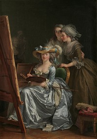 with Marie Gabrielle Capet (1761–1818) and Marie Marguerite Carreaux de Rosemond (died 1788))