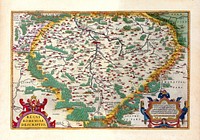 Map of Bohemia from an unknown author dated 1590 (reedition 1609), own scan & adjustment, high resolution (ca 56 × 39 cm)