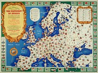 Description: 'The National Savings Picture Map of the Continent of Europe.'Date: 1946Our catalogue Reference: NSC 5/198