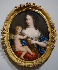 Portrait of a Lady as Venus with Cupid.Exhibit in the Blanton Museum of Art - Austin, Texas, USA. This work is old enough so that it is in the public domain.