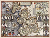 "The countie pallantine of Lancaster [a.k.a. Lancashire, England] described and divided into hundreds 1610"