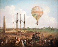 Julius Carspar Ibbertson-George Biggins Aufstieg in Lunardi´s Ballon