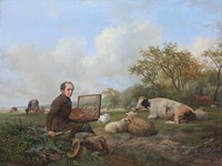 Zelfportret - Hendrikus van de Sande Bakhuyzen