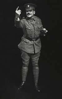 Soldier beckoning printed by David Allen & Sons Ld. Harrow, Middlesex (1915). Original from the Library of Congress. Digitally enhanced by rawpixel.