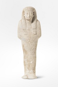 Ushabti (ca. 1580–1214 BCE) sculpture in high resolution. Original from the Minneapolis Institute of Art. Digitally enhanced by rawpixel.