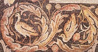 Birds with foliage during late 4th&ndash;mid 5th century floor coverings in high resolution. Original from the Minneapolis Institute of Art. Digitally enhanced by rawpixel.