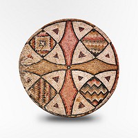 Stylized cross during late 4th–mid 5th century floor covering in high resolution. Original from the Minneapolis Institute of Art. Digitally enhanced by rawpixel.