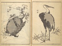 Old Manji’s Cursive Picture Album (1843) by Katsushika Hokusai (1760–1849). Original from The MET Museum. 