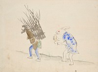 Utagawa Hiroshige (1797 &ndash; 1858) Album of ichiryusai hiroshige's sketches. Original public domain image from the MET museum.