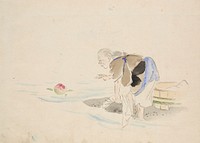 Utagawa Hiroshige (1797 &ndash; 1858) Album of ichiryusai hiroshige's sketches. Original public domain image from the MET museum.