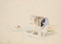 Utagawa Hiroshige (1797 – 1858) Album of ichiryusai hiroshige's sketches. Original public domain image from the MET museum.