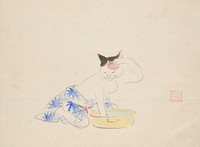 Utagawa Hiroshige (1797 – 1858) Album of ichiryusai hiroshige's sketches. Original public domain image from the MET museum.