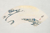 Nakamura Hochu's Waves (1819). Original public domain image from The Cleveland Museum of Art.   Digitally enhanced by rawpixel.