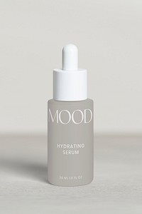 Dropper bottle mockup psd product packaging for beauty and skincare