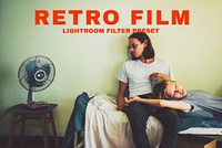 Retro Lightroom preset filter, blogger & influencer retro vintage film desktop & mobile add-on for professional photo editing