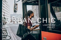 Urban Lightroom preset filter, blogger & influencer urban chic city lifestyle add-on for desktop and mobile