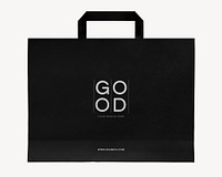 Shopping paper bag mockup, eco friendly product psd