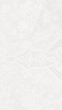 White phone wallpaper, lace paper design 