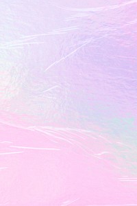 Pastel pink iridescent background, holographic collage element design