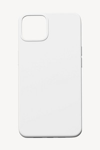 White phone case, 3D rendering design