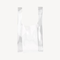 Plastic bag, 3D rendering design