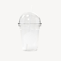 Plastic cup, 3D rendering design