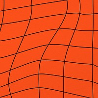 Distorted grid pattern background, orange design