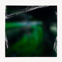 Green aesthetic vinyl record cover with design space