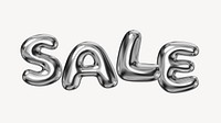 Sale 3D word, metallic balloon