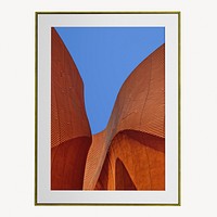 Abstract picture frame, retro style