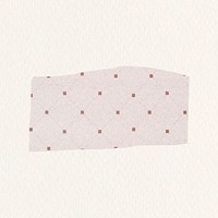 Pink polka dots pattern banner illustration