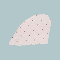 Pink polka dots pattern banner illustration