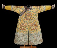 Manchu Emperor’s ceremonial twelve-symbol jifu court robe (1723–1735) clothing in high resolution. Original from the Minneapolis Institute of Art. Digitally enhanced by rawpixel.. Original from the Minneapolis Institute of Art.