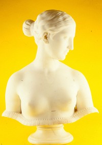 Bust of the Greek Slave (ca. 1845–1846) sculpture in high resolution by Hiram Powers. Original from the Minneapolis Institute of Art. Digitally enhanced by rawpixel.. Original from the Minneapolis Institute of Art.