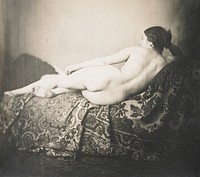 Nu Couché de Dos (1860) photography in high resolution by Adolphe Braun. Original from the Minneapolis Institute of Art. Digitally enhanced by rawpixel.. Original from the Minneapolis Institute of Art.