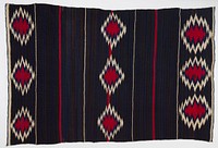 "Moki" blanket (ca. 1889) textile in high resolution. Original from the Minneapolis Institute of Art. Digitally enhanced by rawpixel.. Original from the Minneapolis Institute of Art.