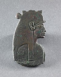 Necklace Counterweight (menat) (1550&ndash;1069 BC) sculpture in high resolution. Original from the Saint Louis Art Museum.