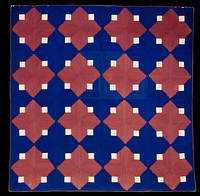 Mennonite Quilt during 19th century textile in high resolution. Original from the Minneapolis Institute of Art. Digitally enhanced by rawpixel.. Original from the Minneapolis Institute of Art.