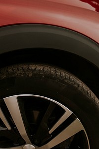 Closeup car wheel, automobile photo