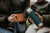 Mug & thermal bottle for camping & hiking