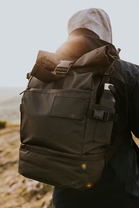 Backpack for outdoor activity, men's apparel photo