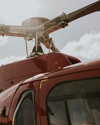 Helicopter blades background, air ambulance photo