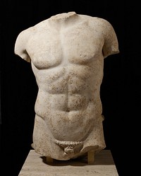 Torso (146–27 BCE) sculpture in high resolution. Original from the Minneapolis Institute of Art. Digitally enhanced by rawpixel.. Original from the Minneapolis Institute of Art.