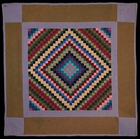 Sunshine and Shadow Quilt (ca. 1920) textiles in high resolution. Original from the Minneapolis Institute of Art. Digitally enhanced by rawpixel.. Original from the Minneapolis Institute of Art.