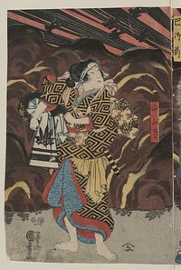 Wada yoshimori tomoe gozen yamabuki  (1848&ndash;1854) print in high resolution by  Utagawa Kuniyoshi. Original from the Library of Congress. 